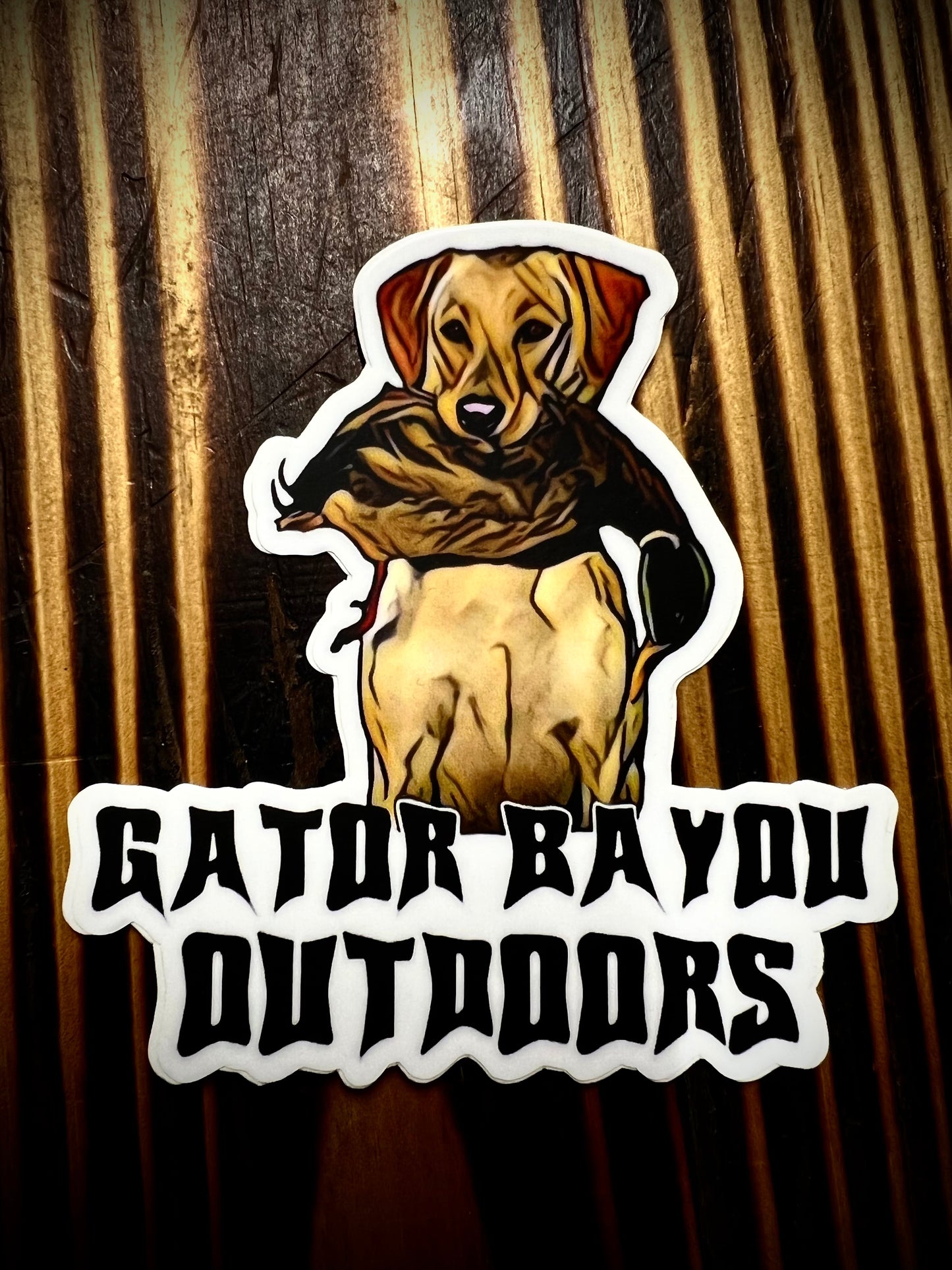 3.5x4 Duck Dog Sticker