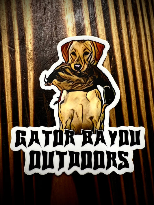 3.5x4 Duck Dog Sticker